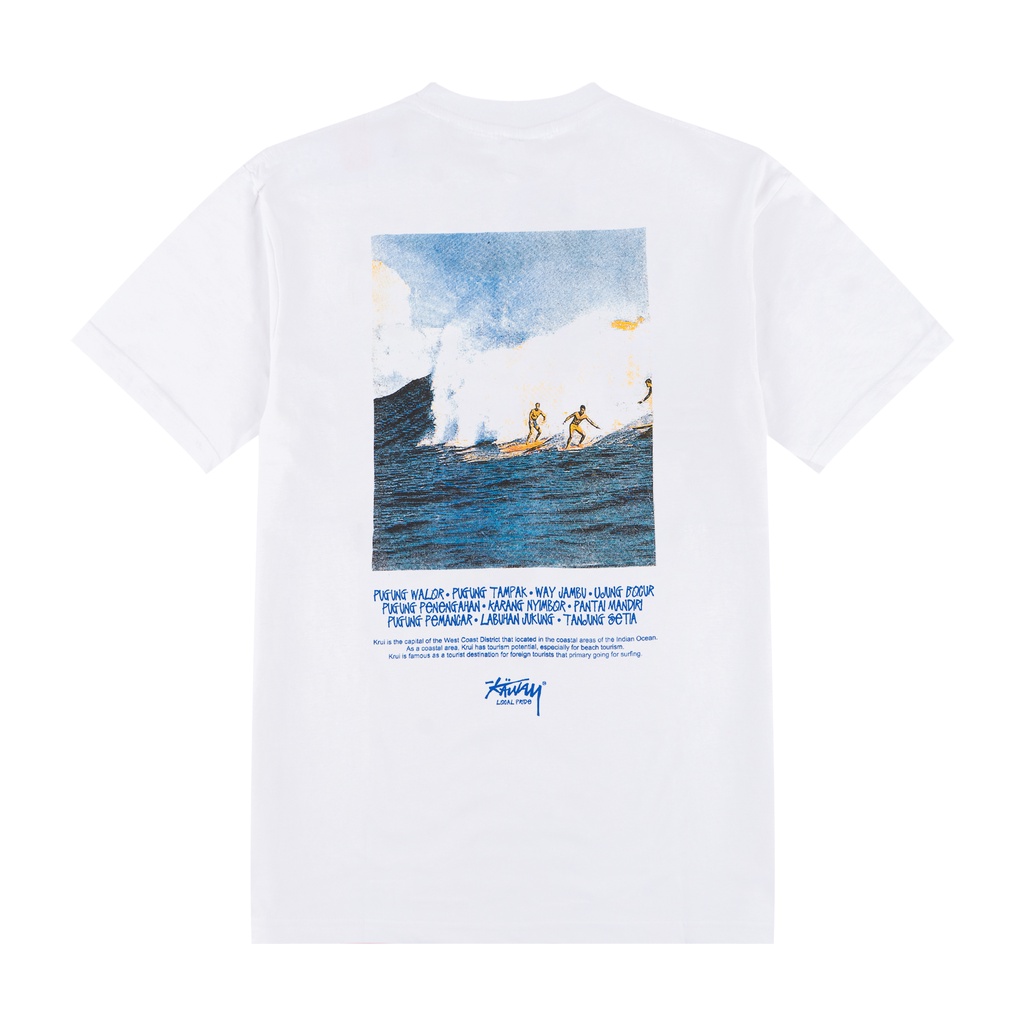 Kaway T-shirt Kaos KWY SURF STSY WHITE