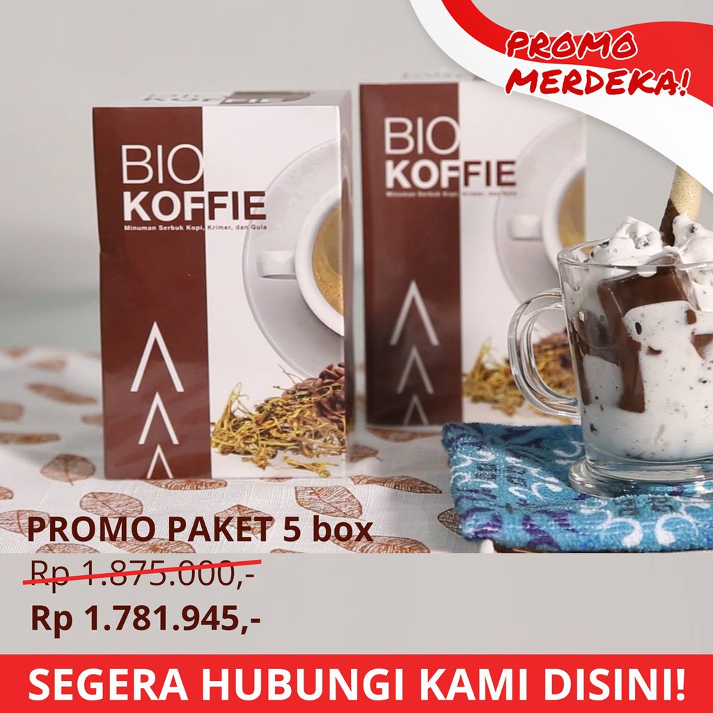 

PROMO MERDEKA BIO COFFE BEST SELLER