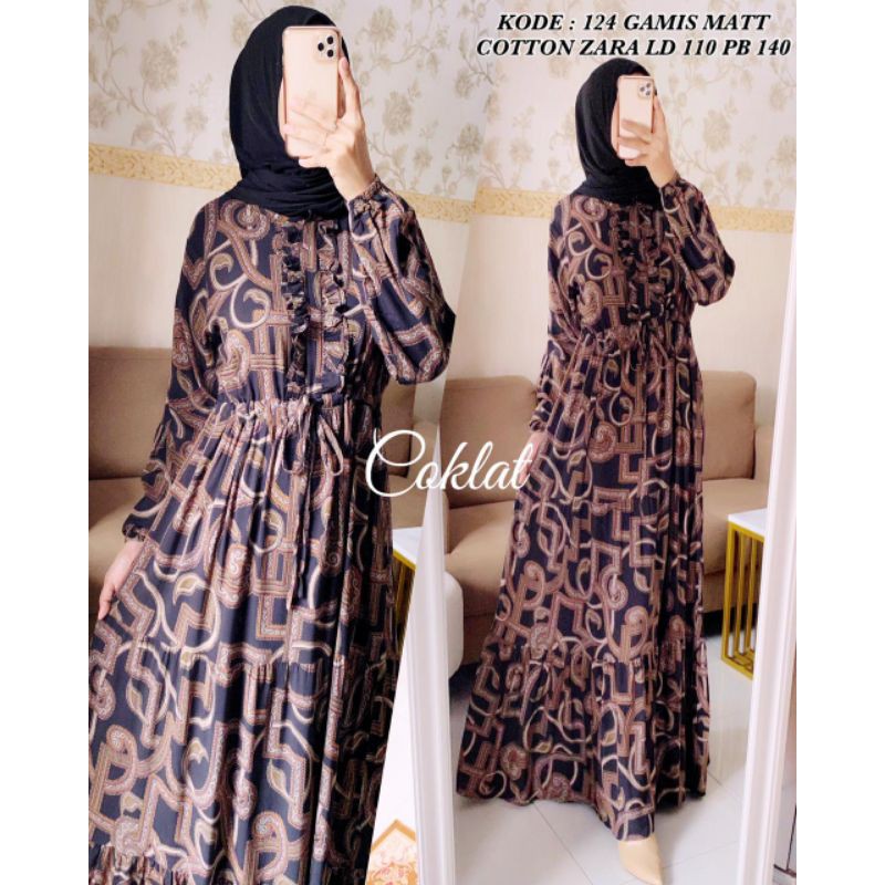 Gamis Katun Zara Import