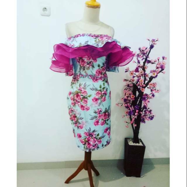 RNDSabrina dress/baju panggung/baju penyanyi/baju singer/