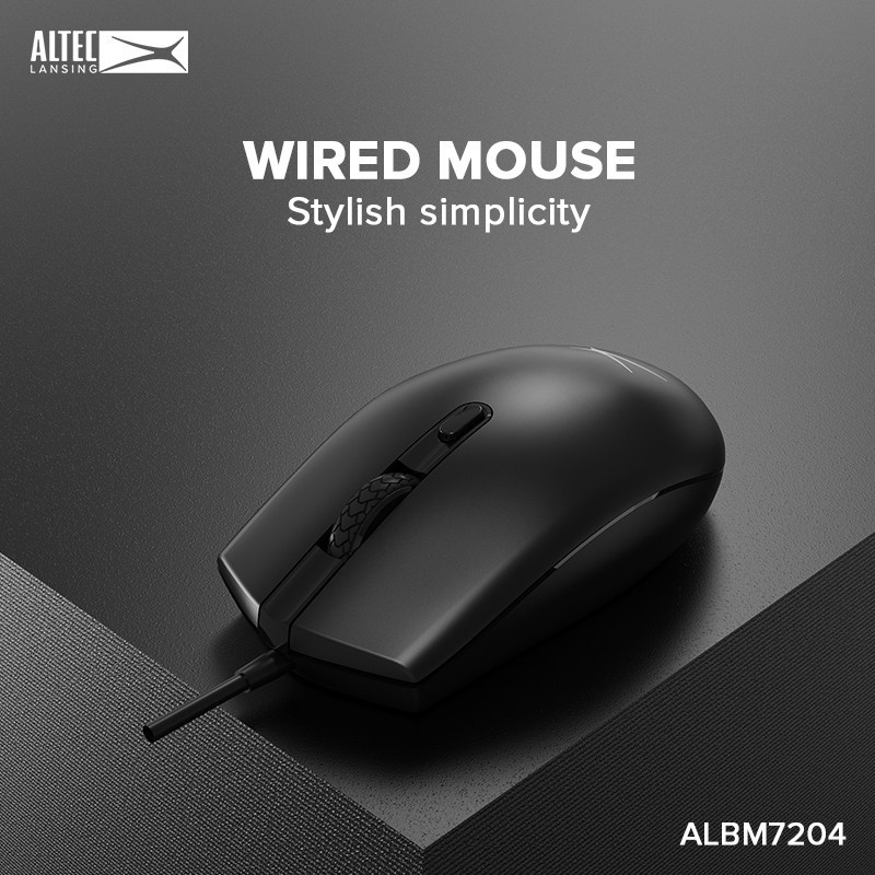 ALBM7204 Altec Lansing Mouse Wired - ALBM 7204 Kabel USB