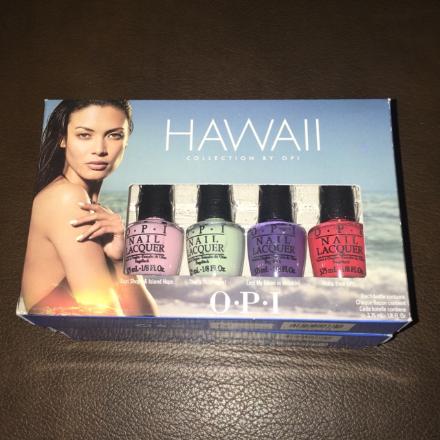 original opi mini nail polish hawaii kuteks murah nail lacquer pastel pink mint green purple red