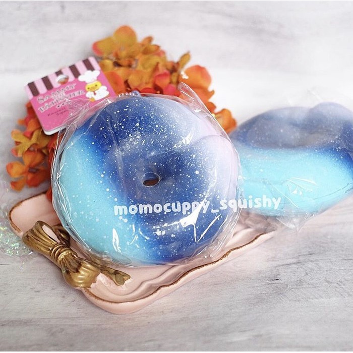 Squishy licensed galaxy bagel donut by sammy the patissier