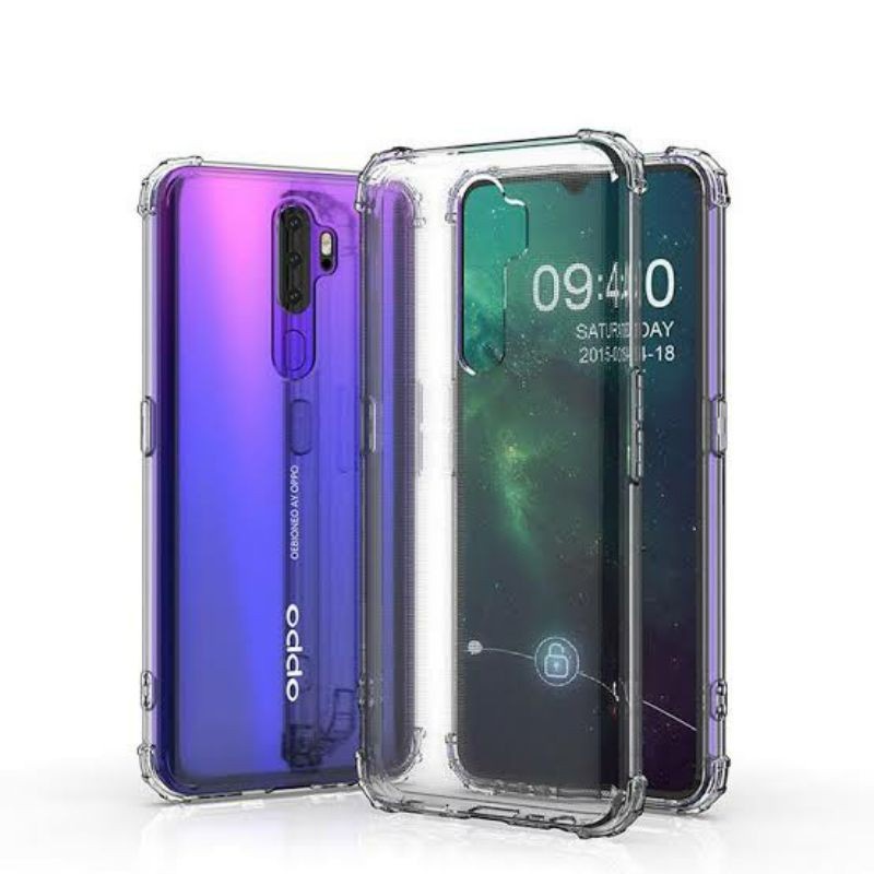 Case Anti Crack Transparant Oppo A9 2020 Reno 2 3 Casing Softcase Original King Kong Armor Aksesoris Handphone HP OCEANMART OCEAN MART Murah Grosir