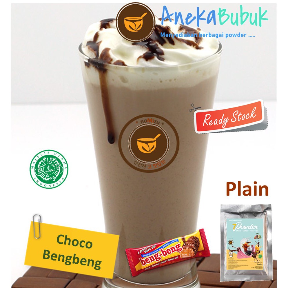 

Bubuk Minuman PLAIN ChocoBenkbenk 1kg - Serbuk Minuman Chocobenkbenk 1kg - Boba Instan Powder Drink