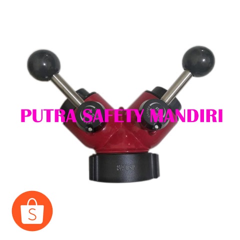 PROTEK 520 Y CONNECTION 2,5 X 1,5 X 1,5 INCH BREACHING FIRE HOSE ALAT PENCABANG SELANG PEMADAM KEBAK