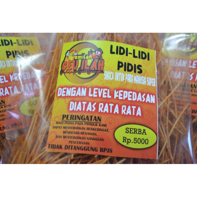 

Cemilan Ceu Ilah - LIDI-LIDI PIDIS