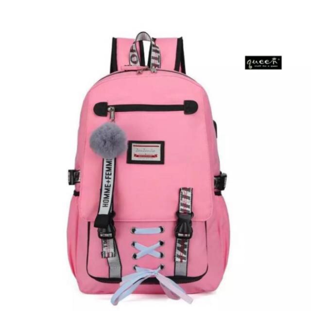 Tas Sekolah Anak Single / Tas Anak Perempuan / Tas Tk Paud Sd Smp Sma / Tas Siswa Muat Laptop