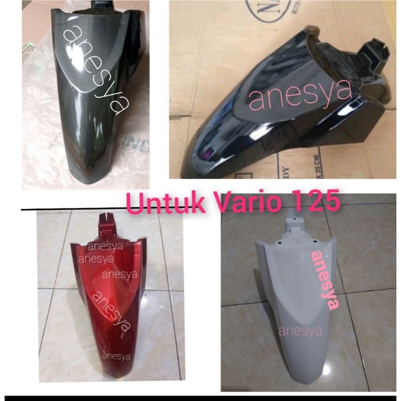 Sepakbor depan vario tecno 125 vario 125 merah hitam putih abu grey