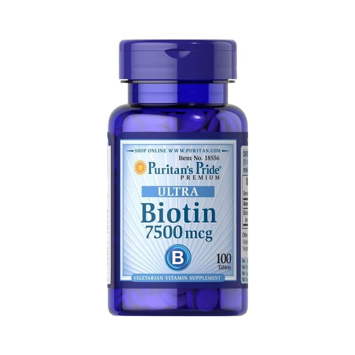 Puritan's Biotin 7500mcg 100 Tablets