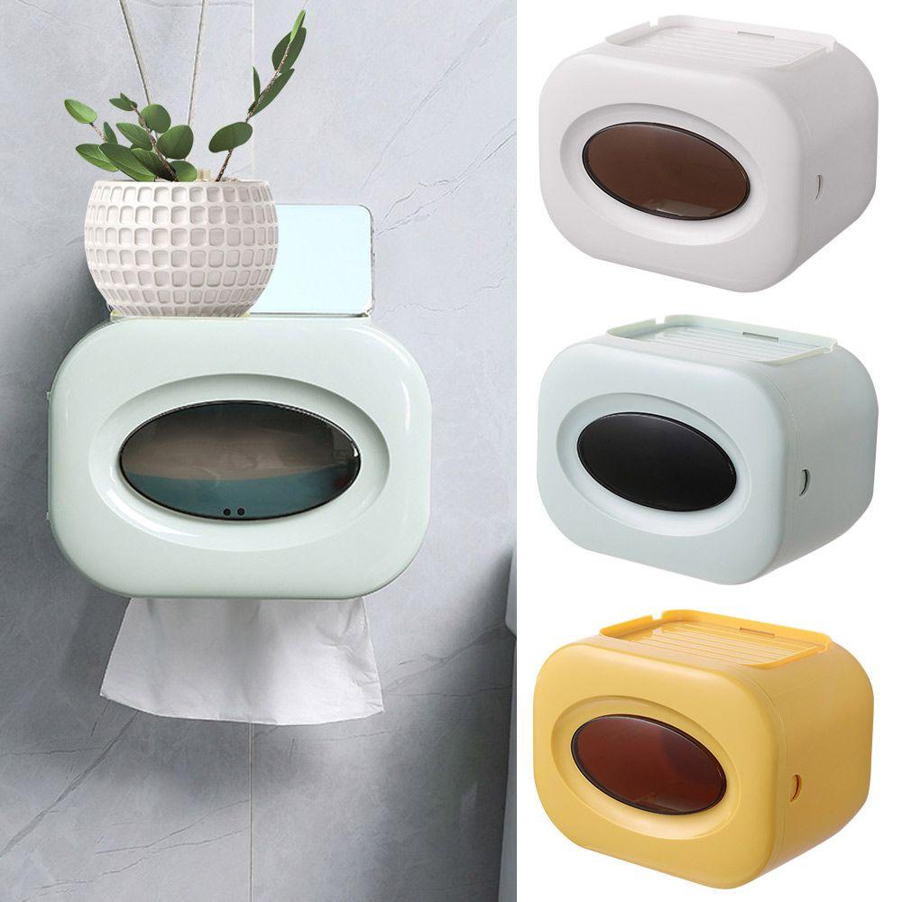 Populer Tempat Kertas Toilet Multi Fungsi Tahan Air Dinding Dapur Penyimpanan Kertas Roll/Draw Paper Dispenser