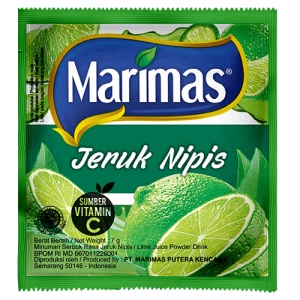 

Marimas Minuman Serbuk Instan Rasa Jeruk Nipis Kemasan Sachet 7gr ( 1 Renceng = 10 Sachet )