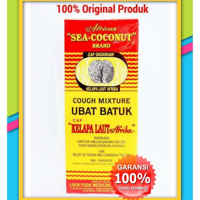 Obat cair  Batuk Berdahak melegakan nafas pernafasan  obat cina  Obat Batuk Cap Kelapa Laut Afrika