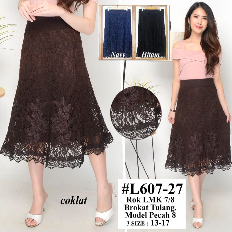ROK BROKAT LACE IMPORT LMK MODEL 7/8 COKLAT