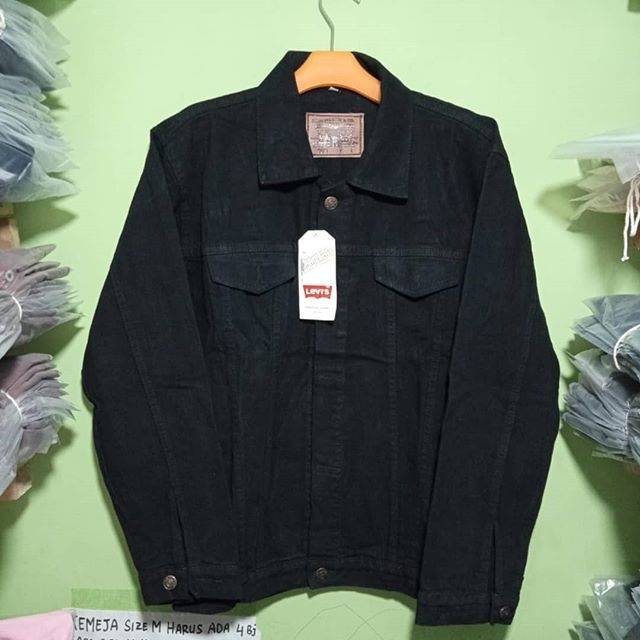 Jaket Jacket jeket Jeans lee Levi's Black Medan murah meriah #firmankurn