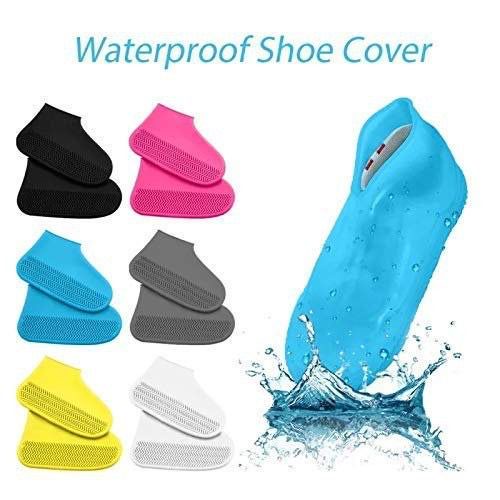 ASIN829 -Silicone Anti Air Sarung Pelindung Waterproof Silikon Shoes boots sendal kaki J217