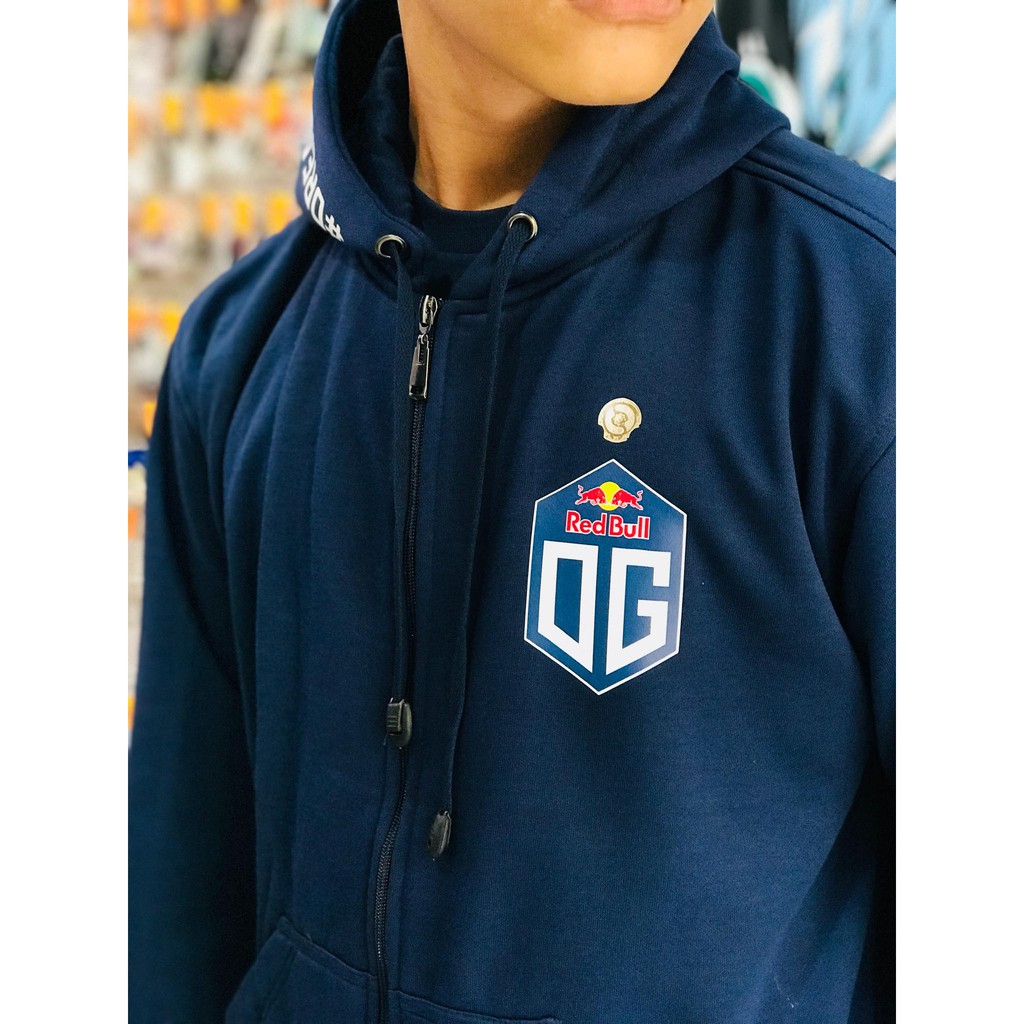 Jaket Team OG TI Champs Dark Blue - Gaming Gamer Esporst