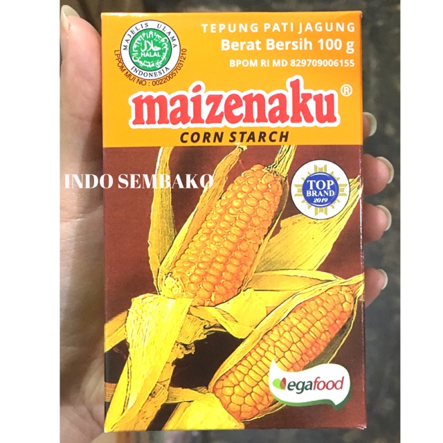 

Tepung Maizena 100g / Tepung Maizenaku 100gr / Corn Starch 100gram / Tepung Pati Jagung Ma