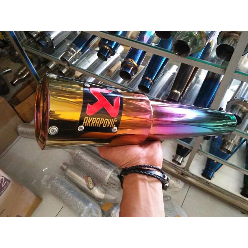 SLINCER KNALPOT RACING AKRAPOVIC PELANGI