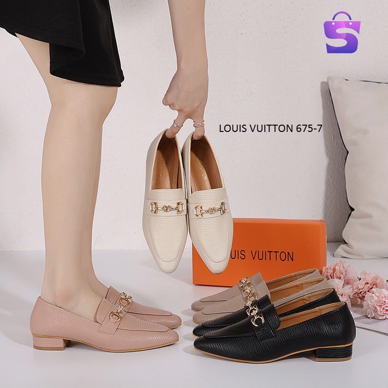 SEPATU WANITA LOAFERS MINI HEELS 675-7