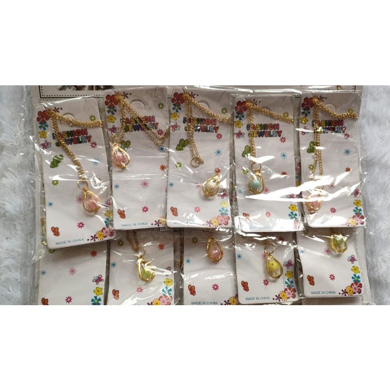 Mainan Anak Perempuan Mainan Kalung Anak Warna Emas