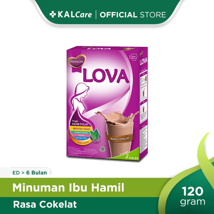 PRENAGEN LOVA RASA COKLAT / STRAWBERRY 120GR / SUSU IBU HAMIL