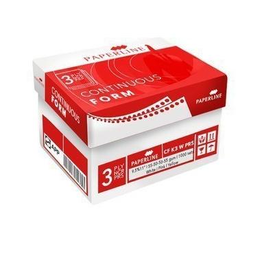

Continuous Form 9.5 inch x 11 inch 3 ply merk Paperline