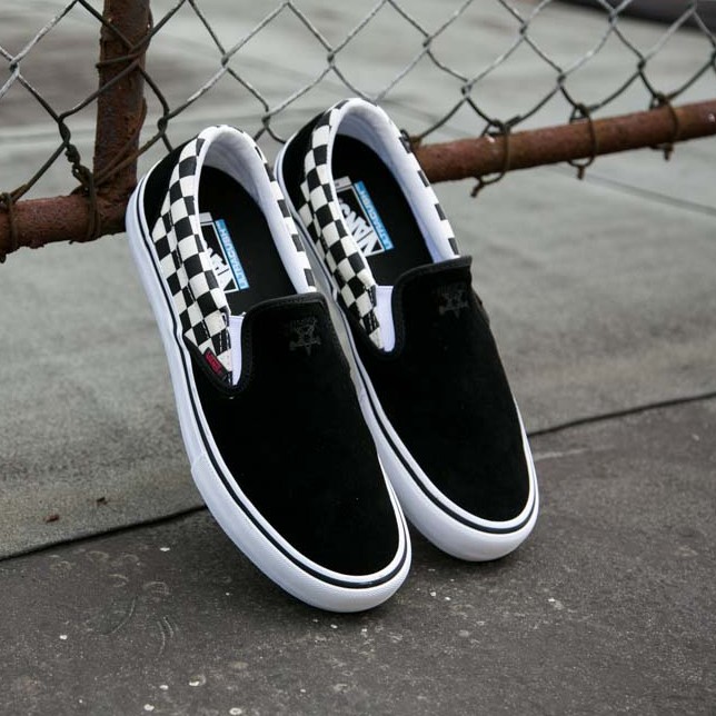 vans slip on x thrasher