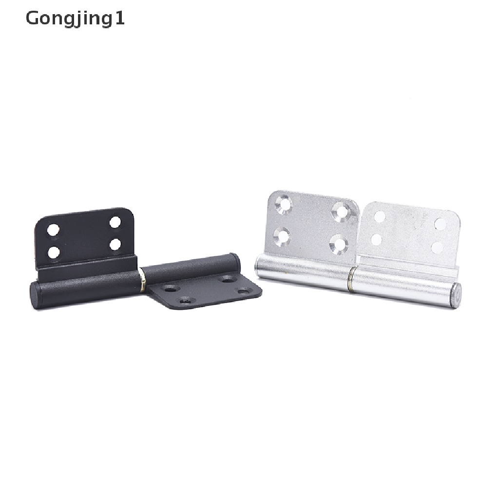 Gongjing1 X2 Engsel Pintu Bahan Aluminum Warna Hitam Ukuran 4inci Dapat Dilepas Untuk Dapur