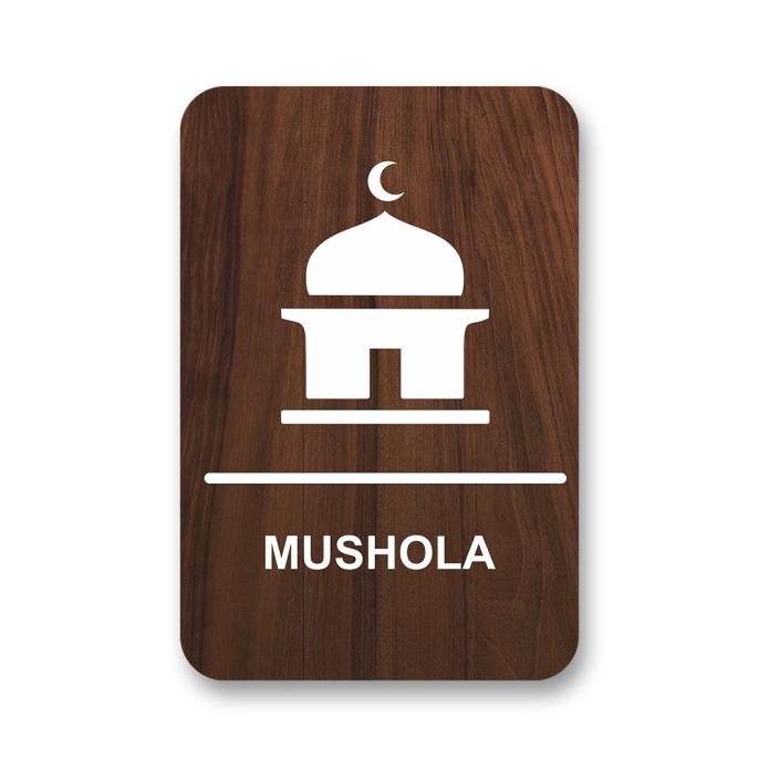 ~~~~~] papan tanda mushola - wall sign - mushola