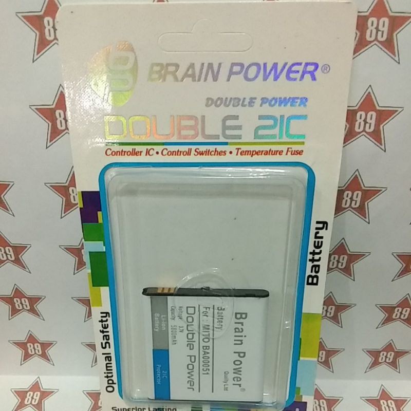 Battery batre Mito Ba00051 Brain power