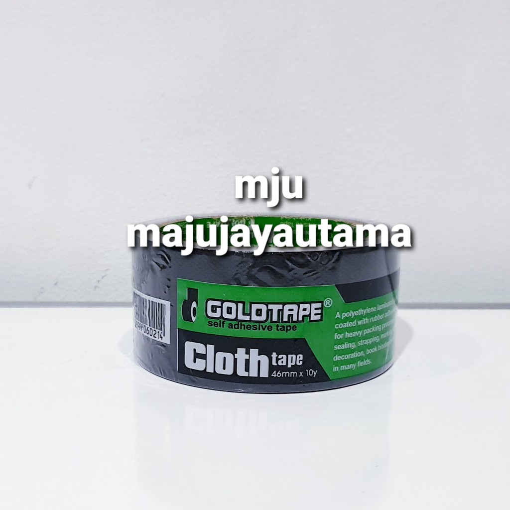 

Lakban Kain Hitam 2 Inch - GOLDTAPE Cloth Tape