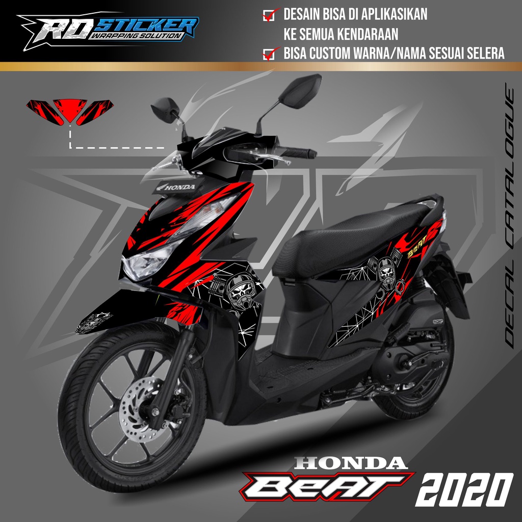 Decal stiker motor beat New 2020 Full Bodi - decal beat  2020 - Decal stiker beat street 2020 - stik