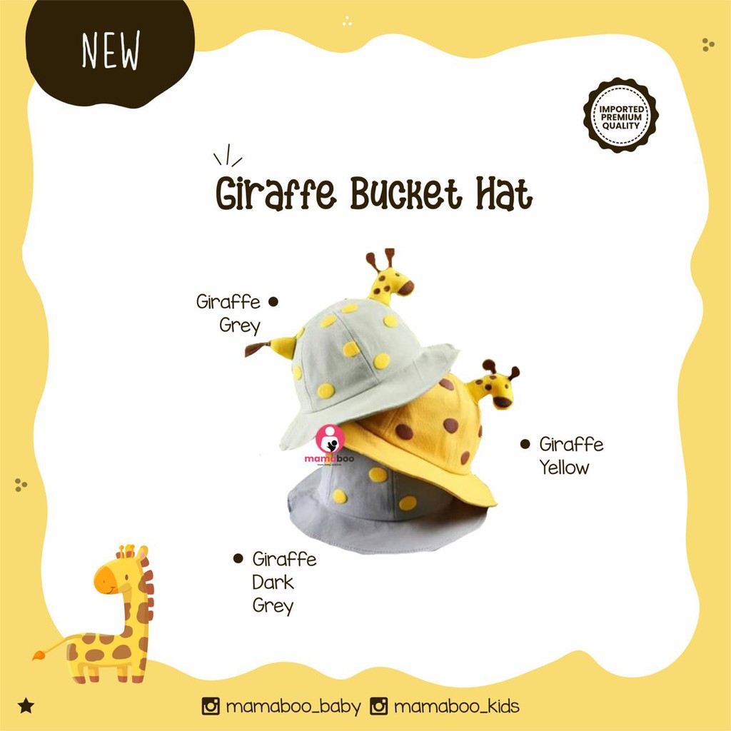 Baby Hat - Giraffe Bucket Hat