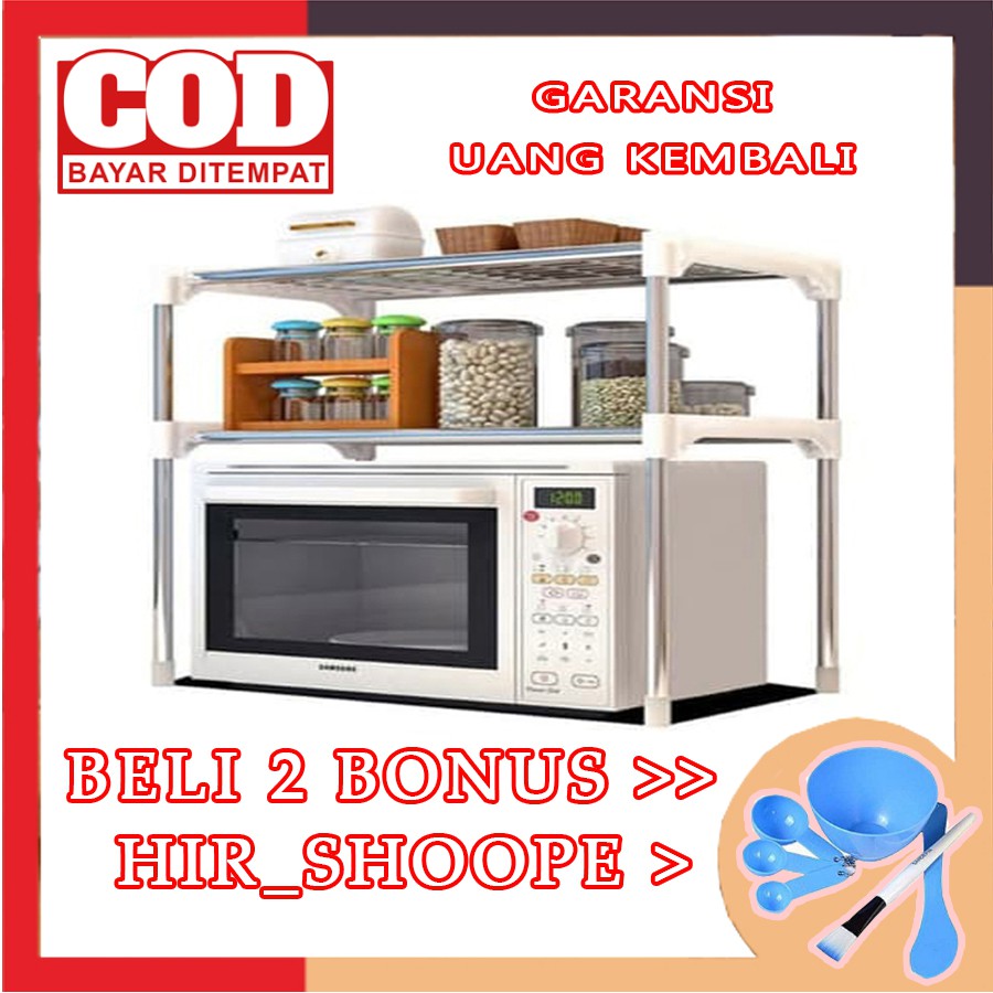 RAK MICROWAVE - RAK SUSUN SERBAGUNA - RAK DAPUR SERBAGUNA - RAK BUMBU DAPUR SUSUN - RAK BUMBU DAPUR