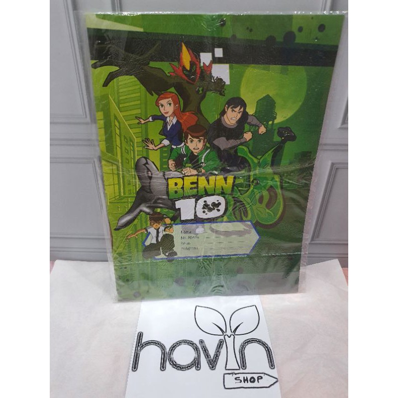 SAMPUL BUKU TULIS-Fancy BEN10 KWARTO