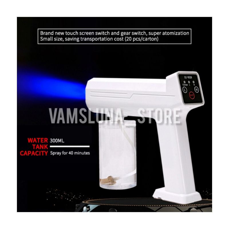 NANO SPRAY GUN DISINFEKTAN ELEKTRIC ANTIVIRUS SEMPROTAN ANTI VIRUS ALAT FOGGING WHO DISINFECTANT