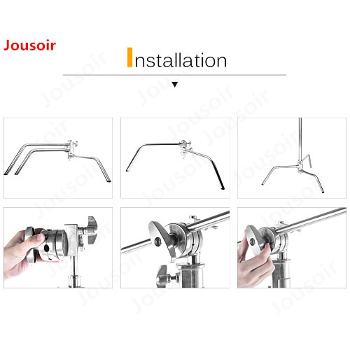 Light Stand Tripod Studio 130 cm with Arm - CD-50