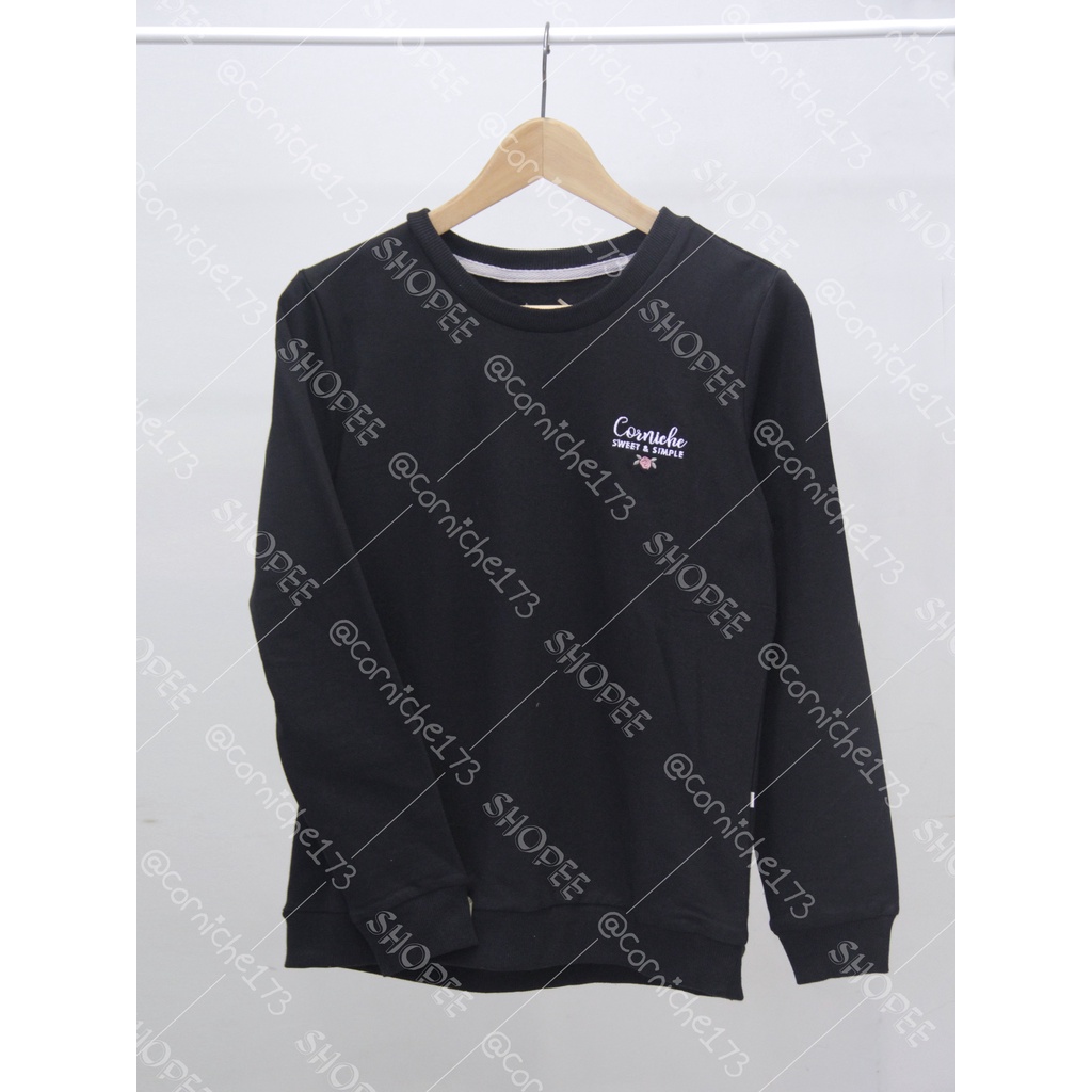 Corniche Fabian Sweatshirt Hitam - TM231544