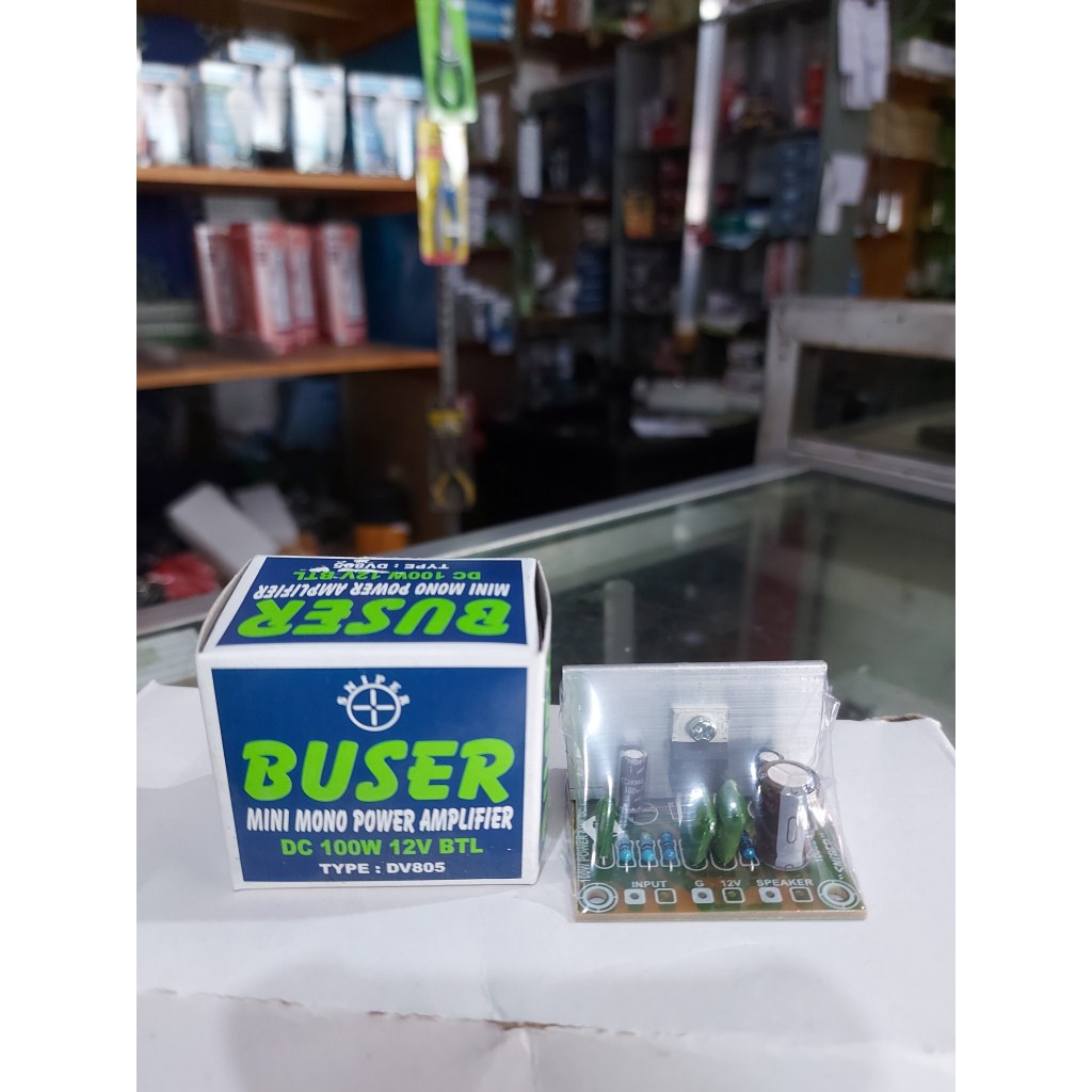 KIT POWER AMPLIFIER MONO 1OOWATT 12V BTL TDA 2003 ORIGINAL