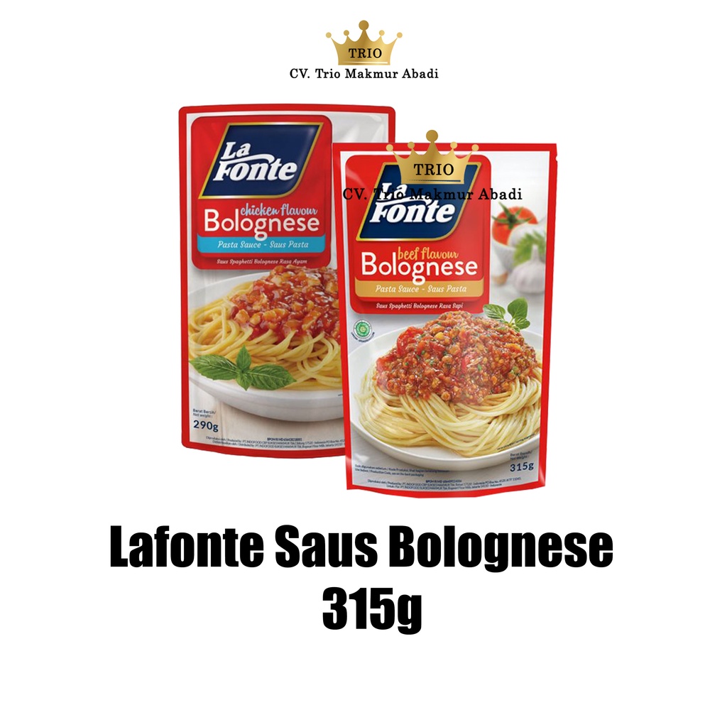 

Lafonte Saus Bolognese 315g