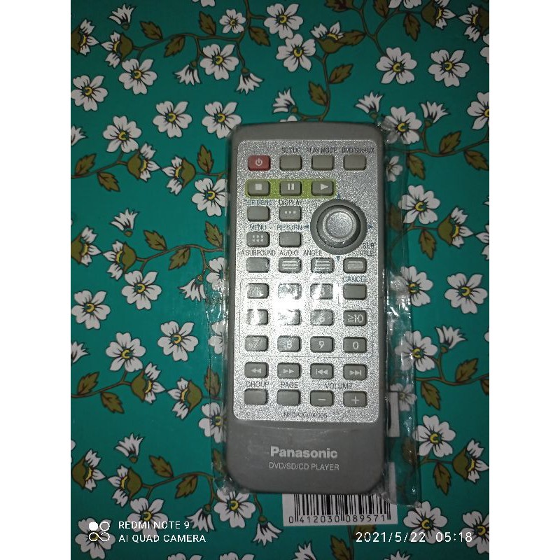 REMOTE AUDIO DVD CAR PANASONIC
