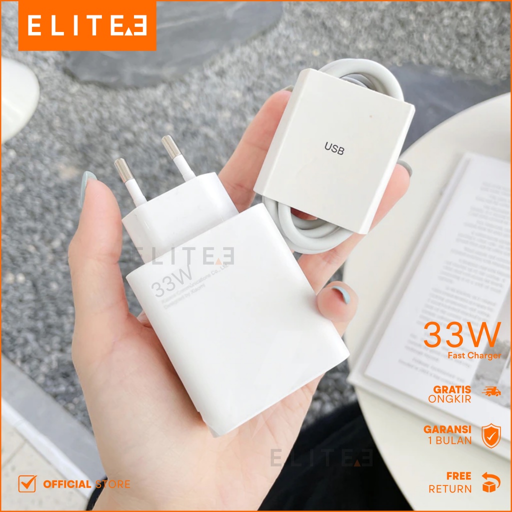 Charger Xiaomi Type C 33W Original Fast Charging / Charger Xiaomi 33W Quick Charging
