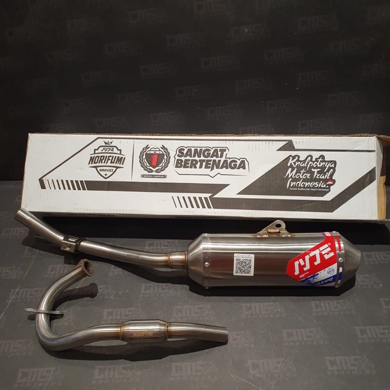 Knalpot Norifumi Jumpz Stainless Yamaha WR 155 WR155 Original