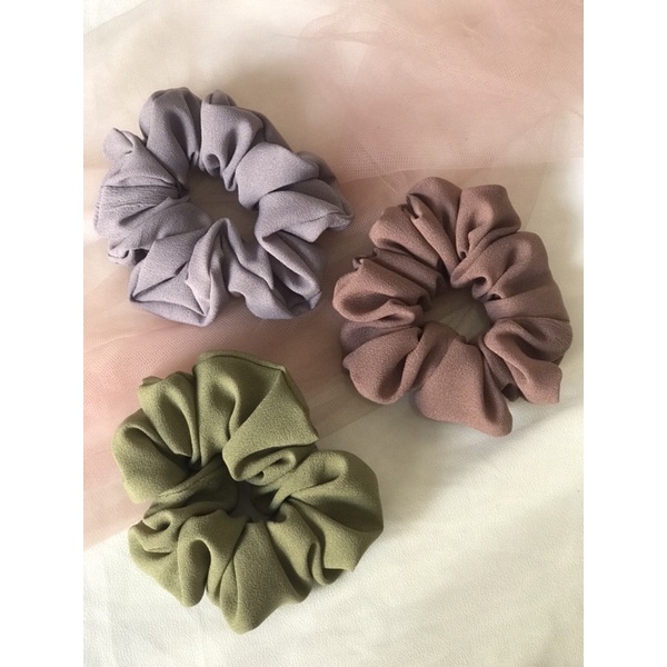 Daily Scrunchie Premium/ Scrunchie imut / Scrunchie / ikat rambut premium