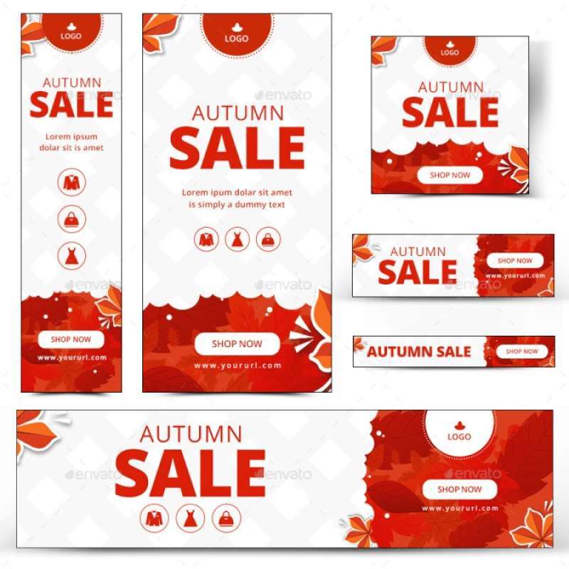 Autumn Sale Bannners Bundle - Photoshop