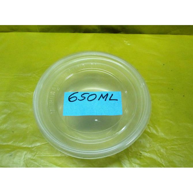 Thinwall 650 Ml Round / Mangkok Kontainer Microwave 650 Ml