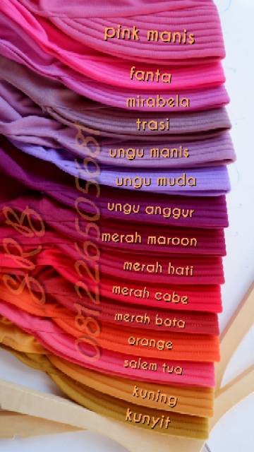 (srbbarokah)Kerudung Kaos Pet Antem / Jilbab Instan Kaos / Kerudung Slem Pondok-5