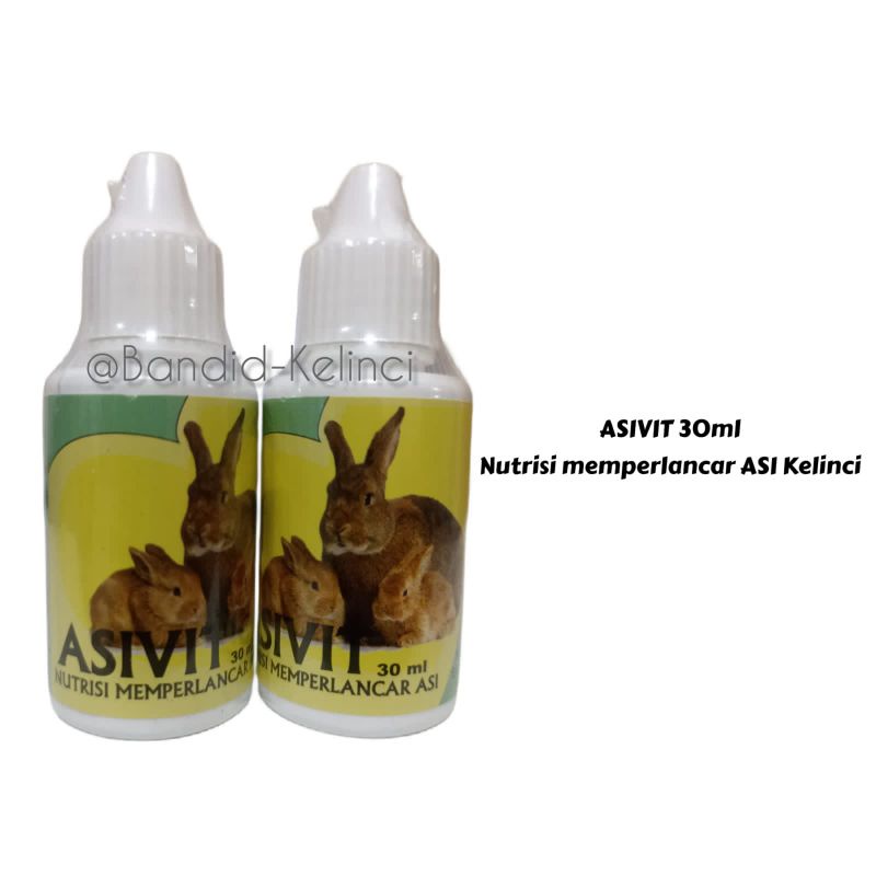 ASIVIT Kelinci 30ml / Nutrisi memperlancar ASI pada induk kelinci