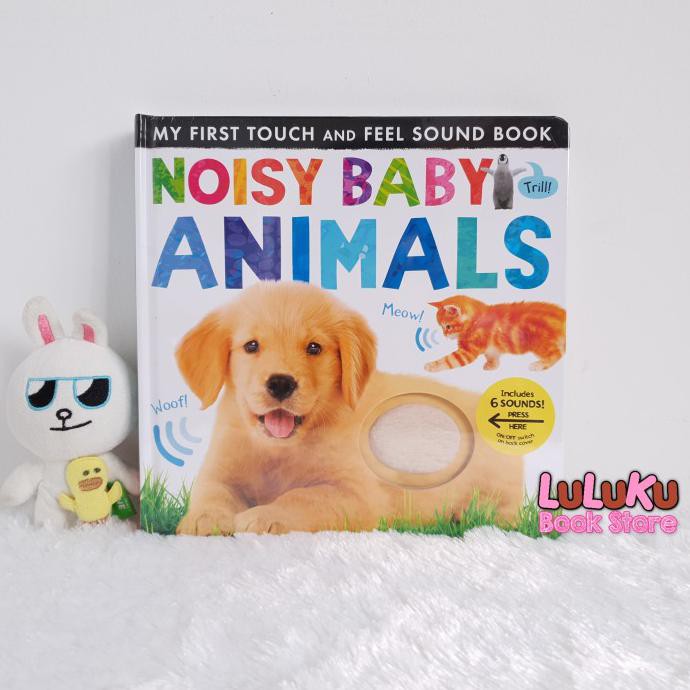 Buku Tekstur Suara Anak My First Touch And Feel Sound Book Noisy Book - Baby Animals